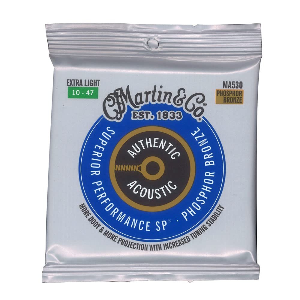 MARTIN MA530 Superior Performance Phospher Bronze Extra Light Acoustic Guitar St