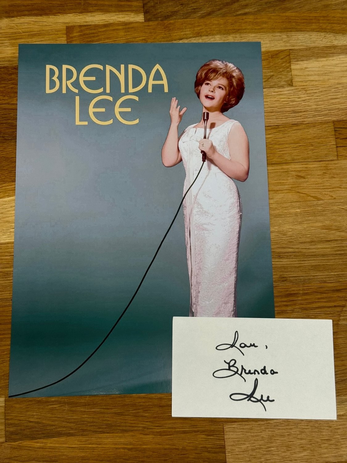 Brenda Lee Rock'n'roll & country legend, genuine Autograph