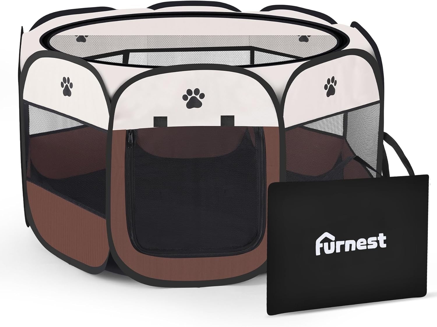 FurNest Pop-up Puppy Playpen Portable Foldable Exercise Kennel Tent Crate SMALL