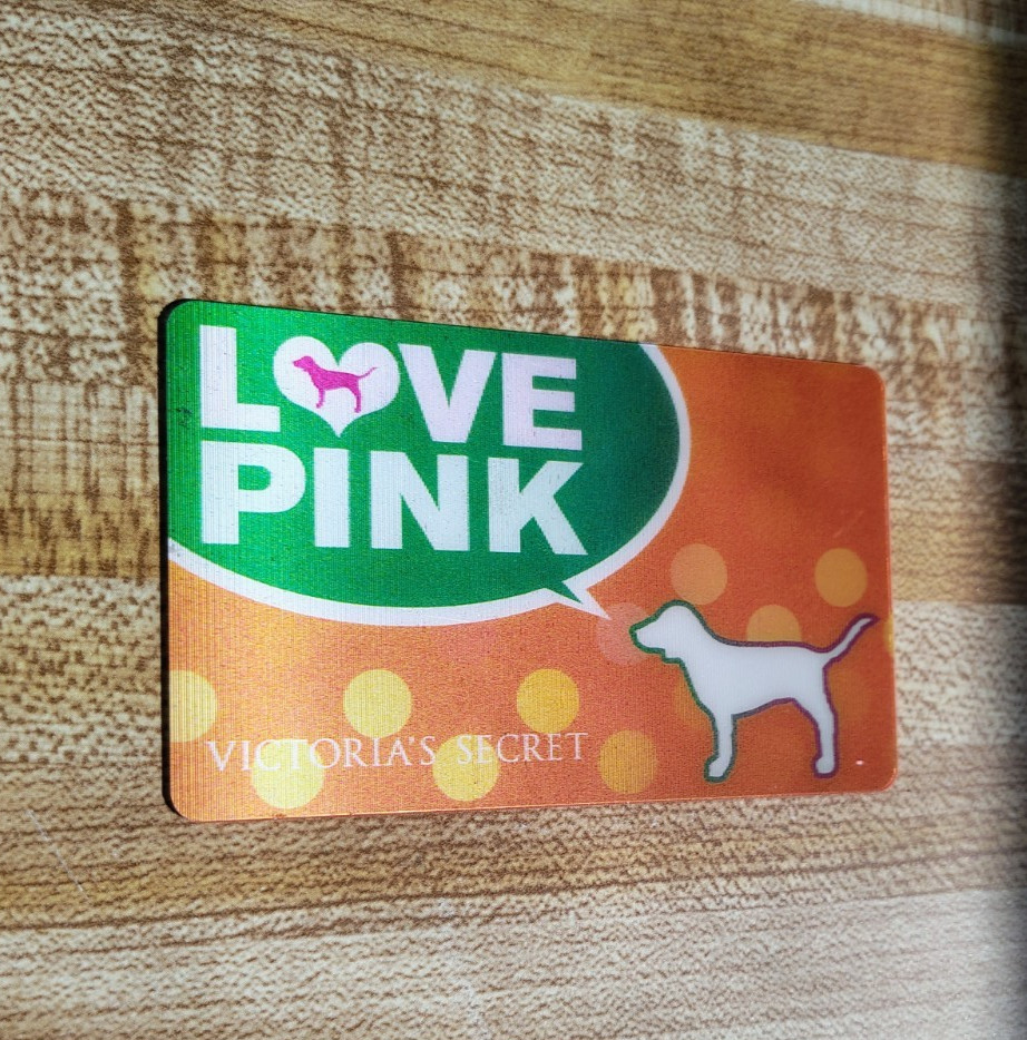 RARE & VHTF PINK Lenticular Collectible Gift Card. No Monetary Value