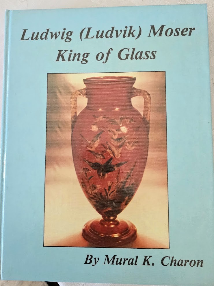 Moser, Ludwig Art Glass to Kings Book, Signd, Personalized by author, price list