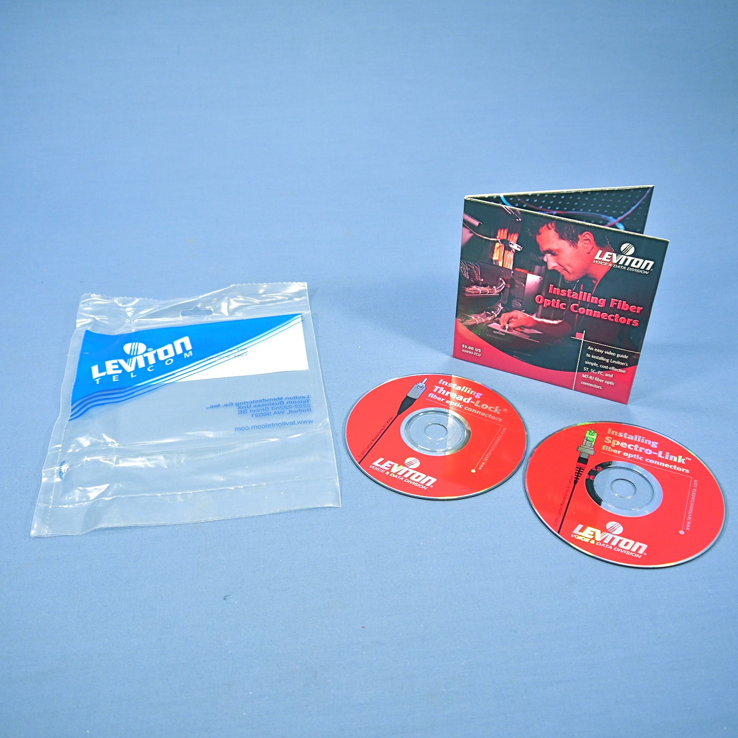 Leviton Training CD - for Installing Fiber Optic Connectors 49890-TCD