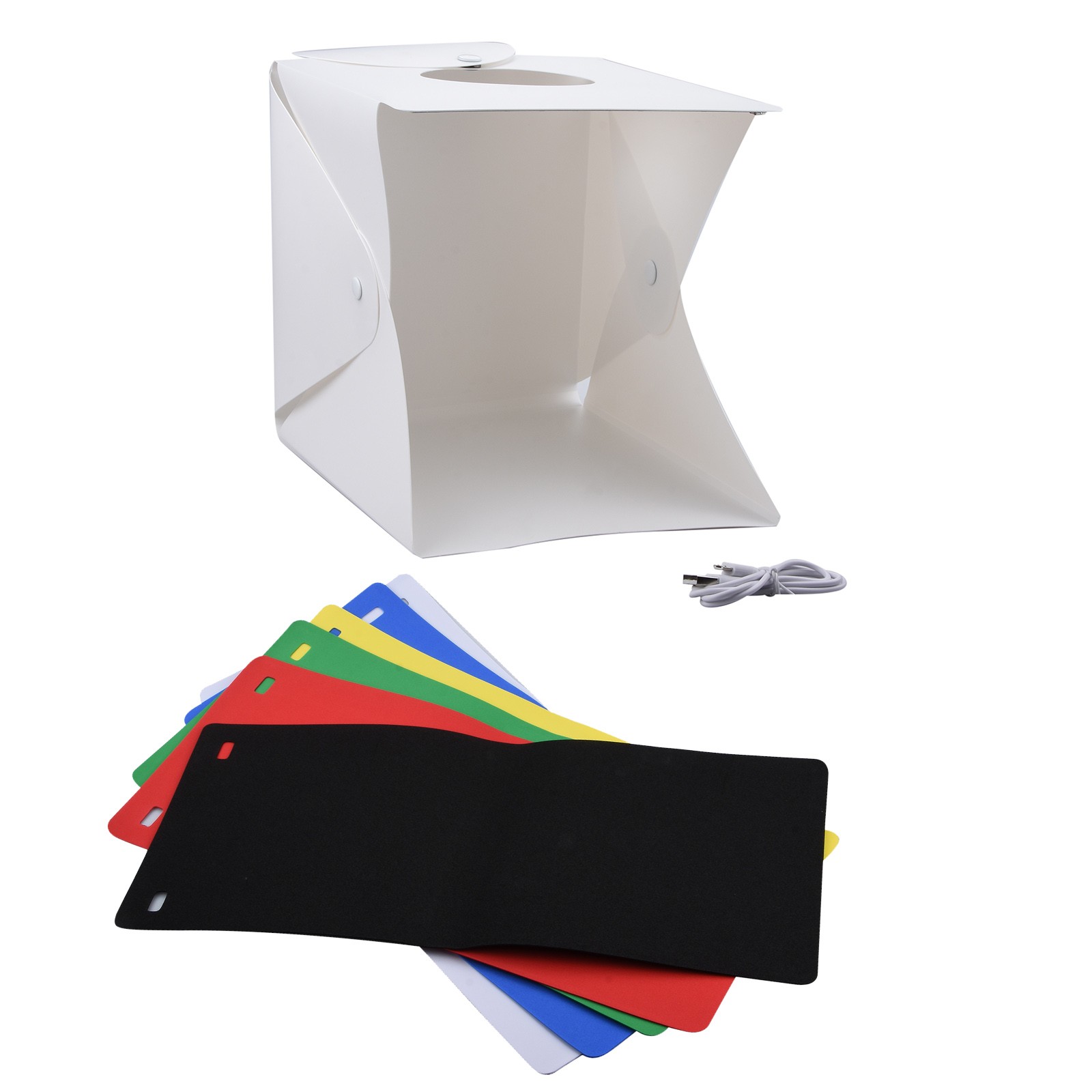 Foldable Portable Photo Mini Light Box Studio Tent Home Photography LED Lights h