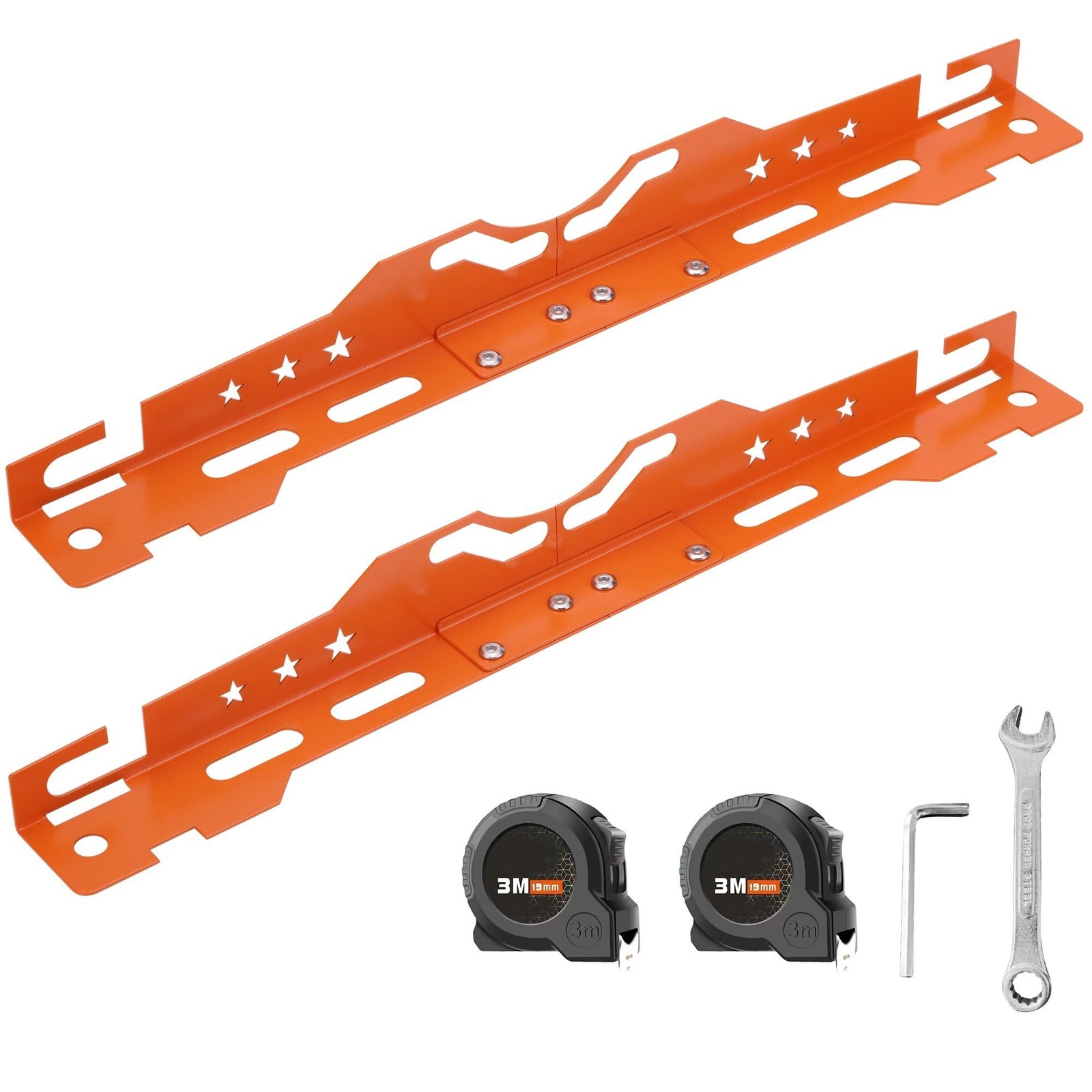 Wheel Alignment Tool with 2 Measuring Tapes, Automotive Toe Alignment for Hom...