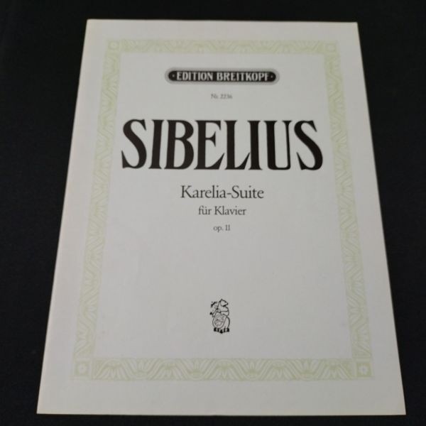 Sheet Music Piano Solo Arrangement Sibelius Calleria Suite Op.11 Shelf nPA5