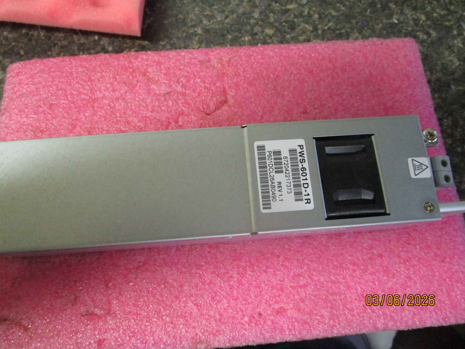 NEW OPENED BOX! SuperMicro Power Supply PWS-601D-1R 600W 1U 48V