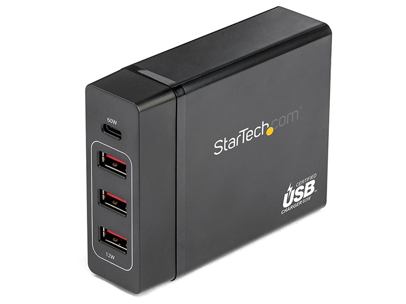 StarTech-New-DCH1C3A _ 60W USB-C PD3.0 UNIVERSAL LAPTOP POWER ADAPTER 