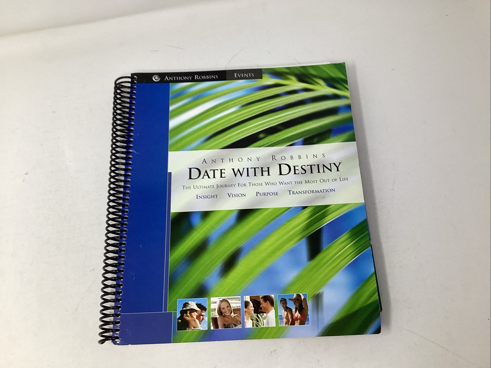 RARE 2006 Tony Robbins DATE WITH DESTINY event manual - Some Writing