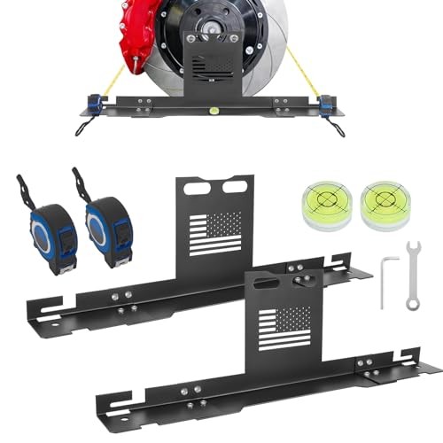 Wheel Alignment Tool with 2 Measuring Tapes 2 PCS Toe Alignment Tool Plates 