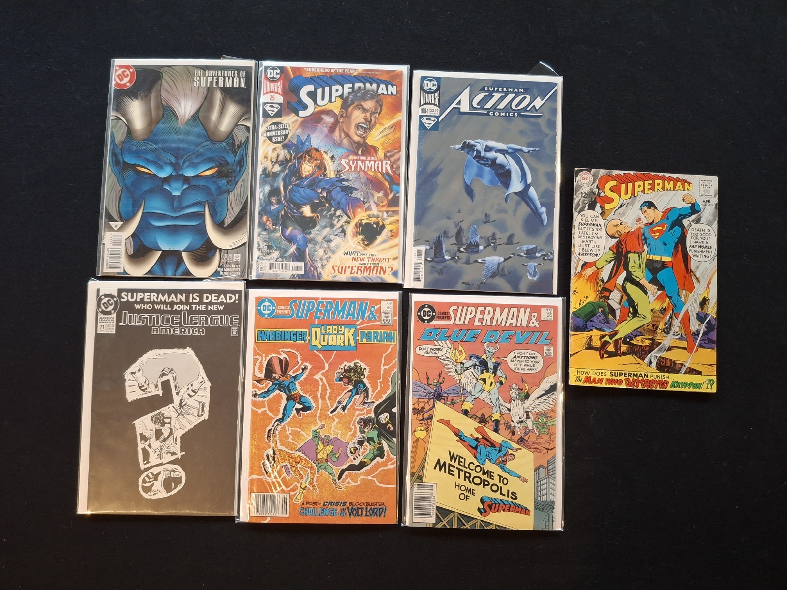  Superman Random Lot Of 7 DC Comics 