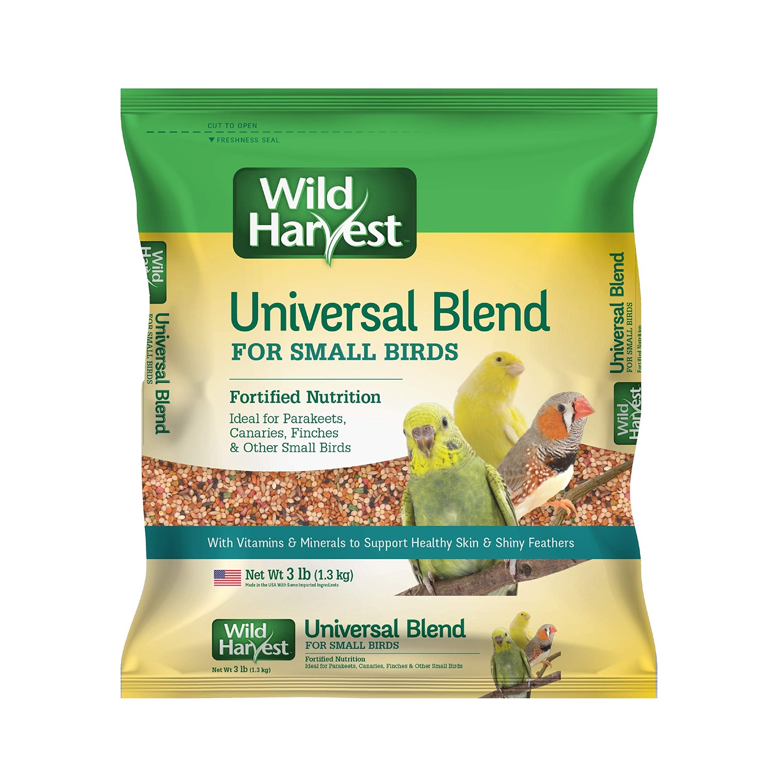 Wild Harvest Universal Blend For Small Birds 3 Pounds, 3 Pound (Pack of 1) 