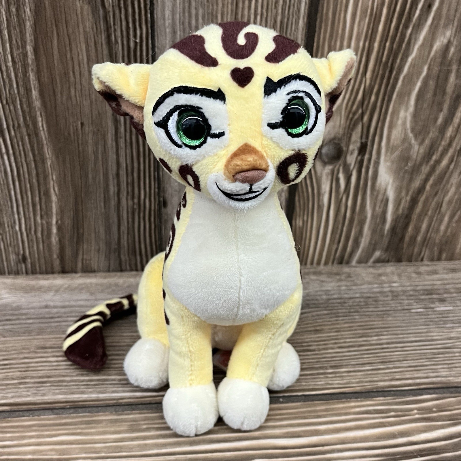 Fuli Cheetah Ty Sparkle Beanie Babies Disney The Lion Guard 2017 Plush Animal 7"