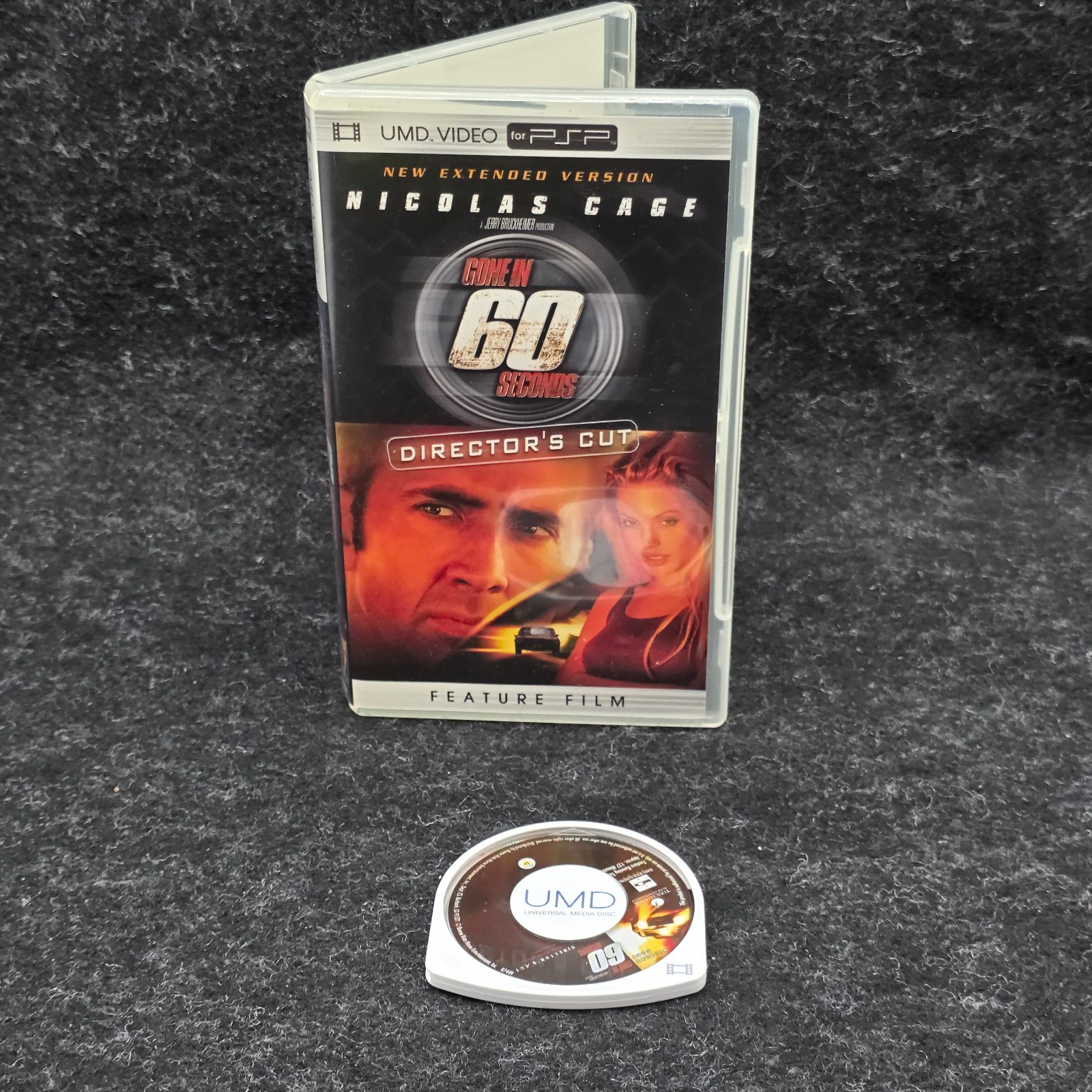 UMD Video for PSP Gone In 60 Seconds Director's Cut 2005 New Extended Version