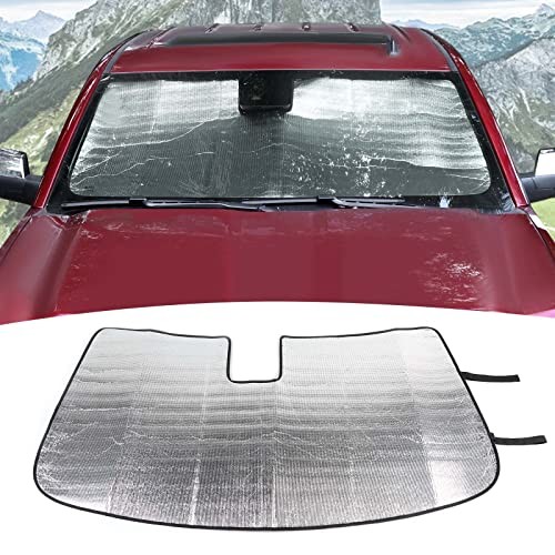 for Silverado Windshield Sunshade Visor for Chevy Silverado/GMC Sierra 2014 