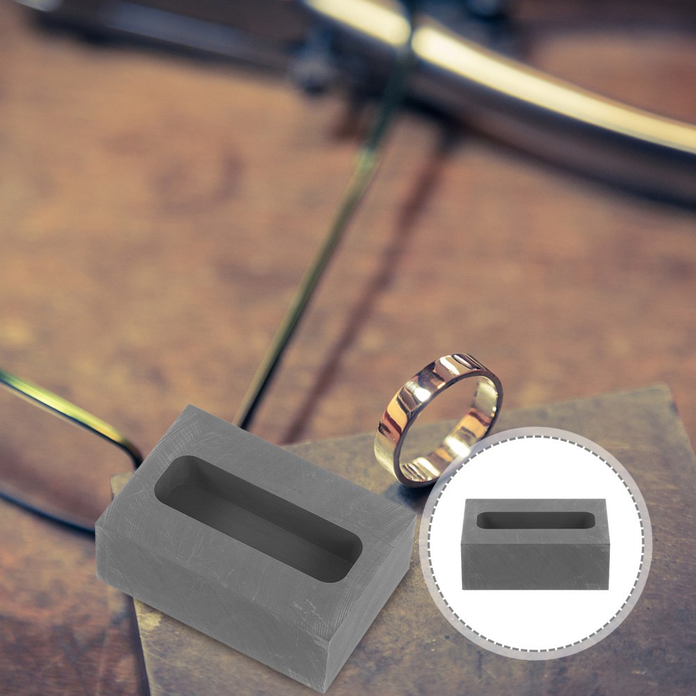  Metal Refining Mold Casting Tools Graphite Crucible Ingot Mould Kit