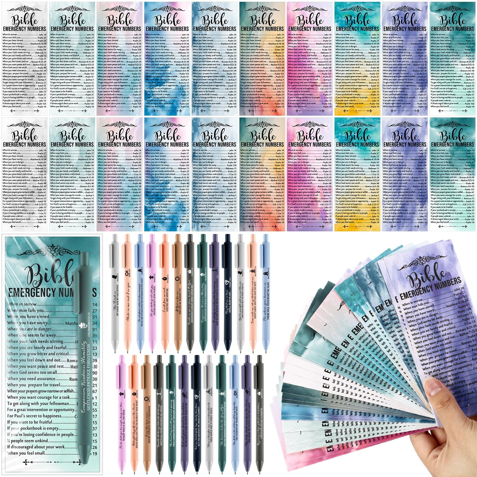 150 Set Christian Easter Church Gifts Bulk Pastor Clergy Religious Pens Bible...