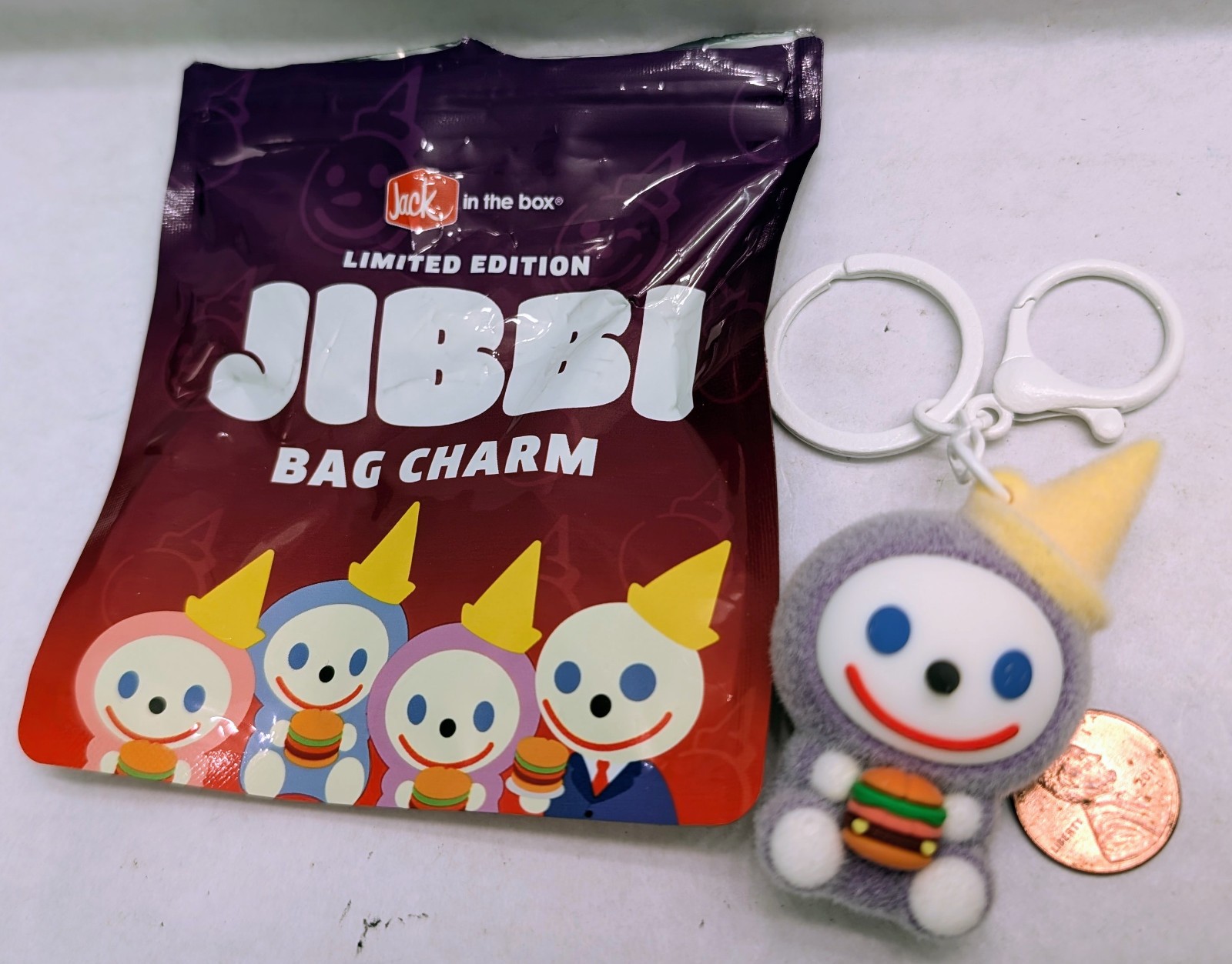 Jack In The Box.JIBBI Charm Keychain - "Saucy” Limited Edition.2026.exclusive.