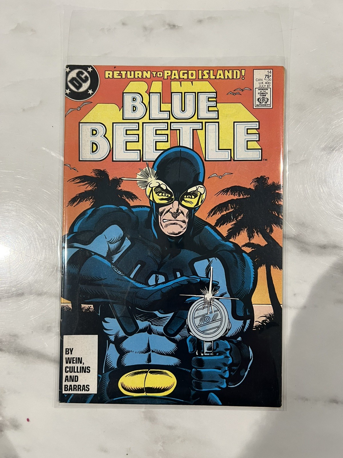 Blue Beetle #14 1987  DC Comics Return to Pago Island 