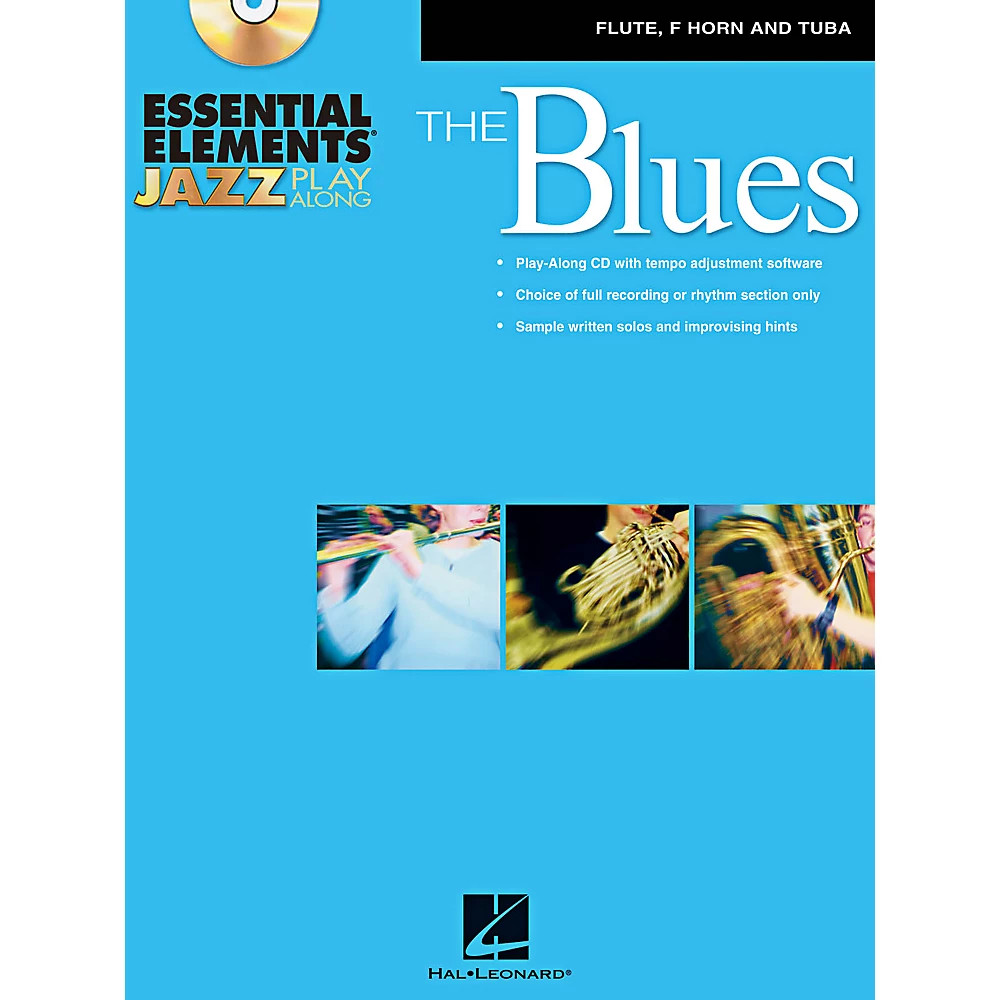 Hal Leonard Jazz Play-Along - The Blues (Flute, French Horn, and Tuba) Book/CD