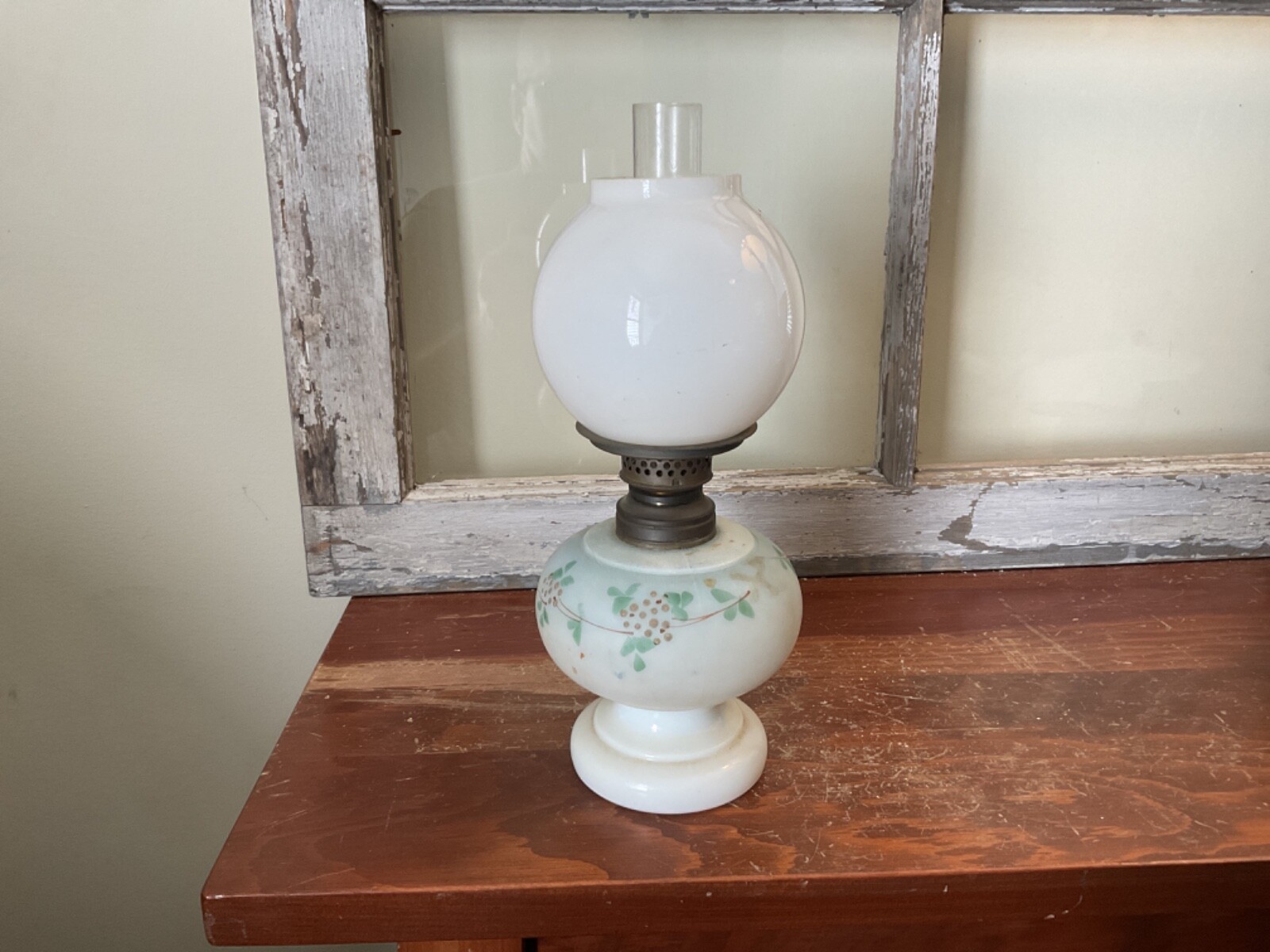 Vintage ABCO Nutmeg Small Oil Lamp