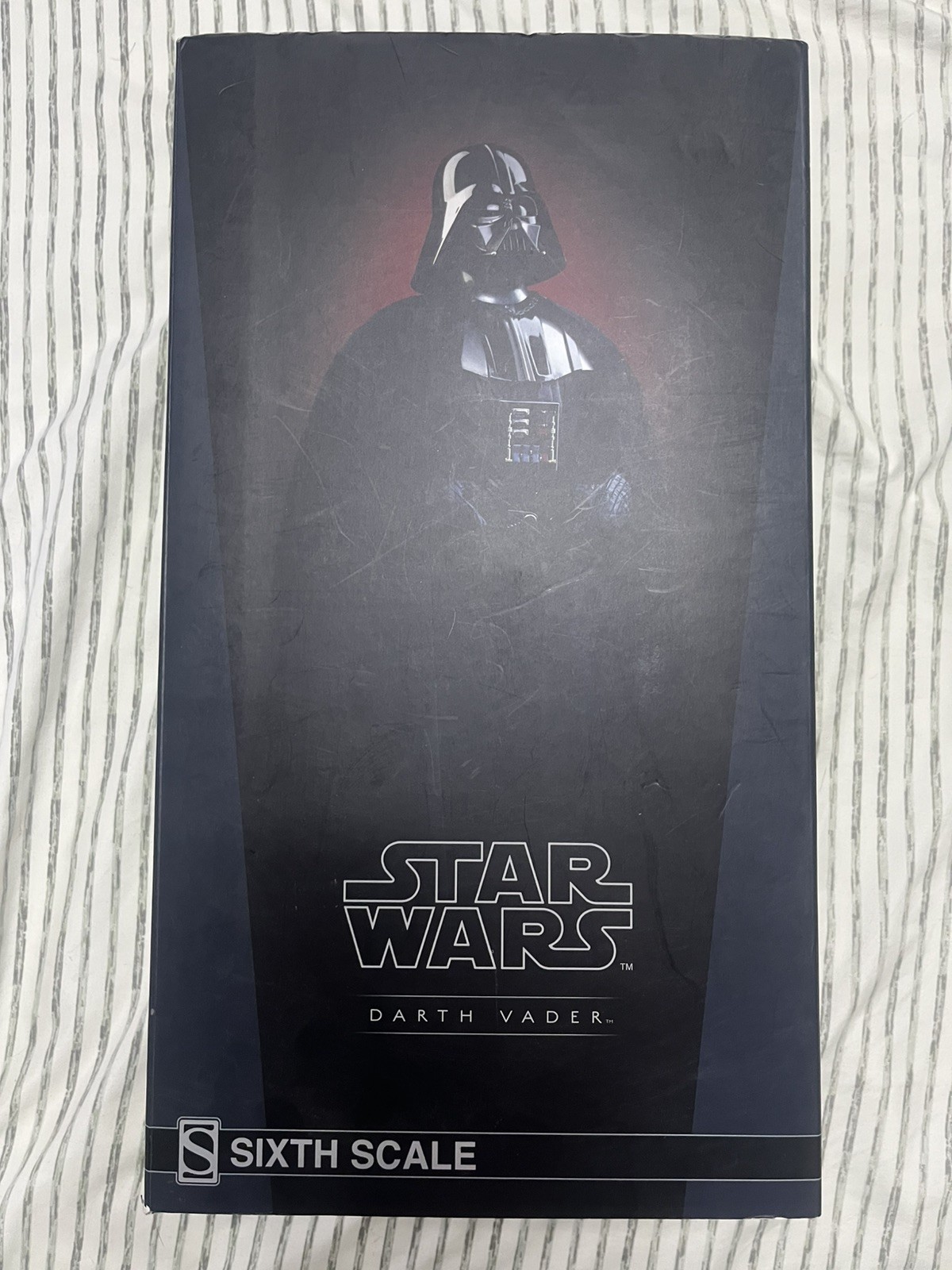 Sideshow 1/6 Darth Vader Figure – Complete – Helmet Minor Damage – Read Desc