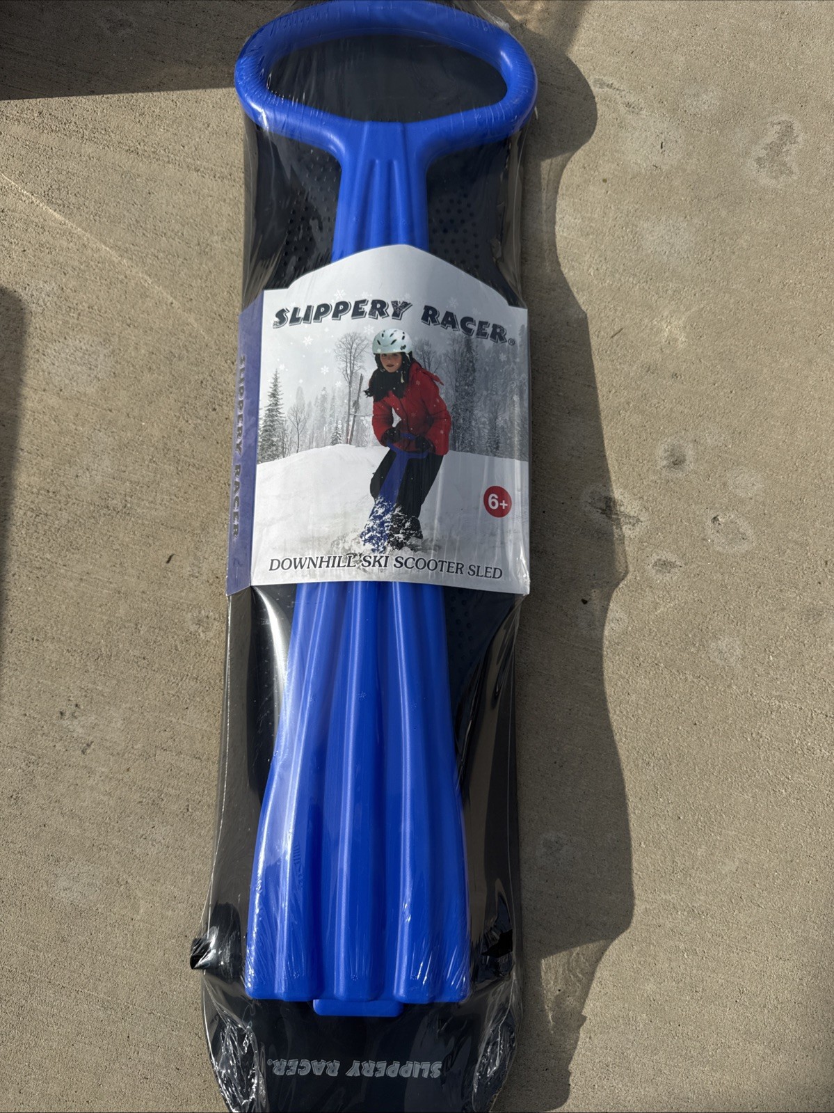 Slippery Racer Kids’ Foldable Downhill Ski Scooter Sled