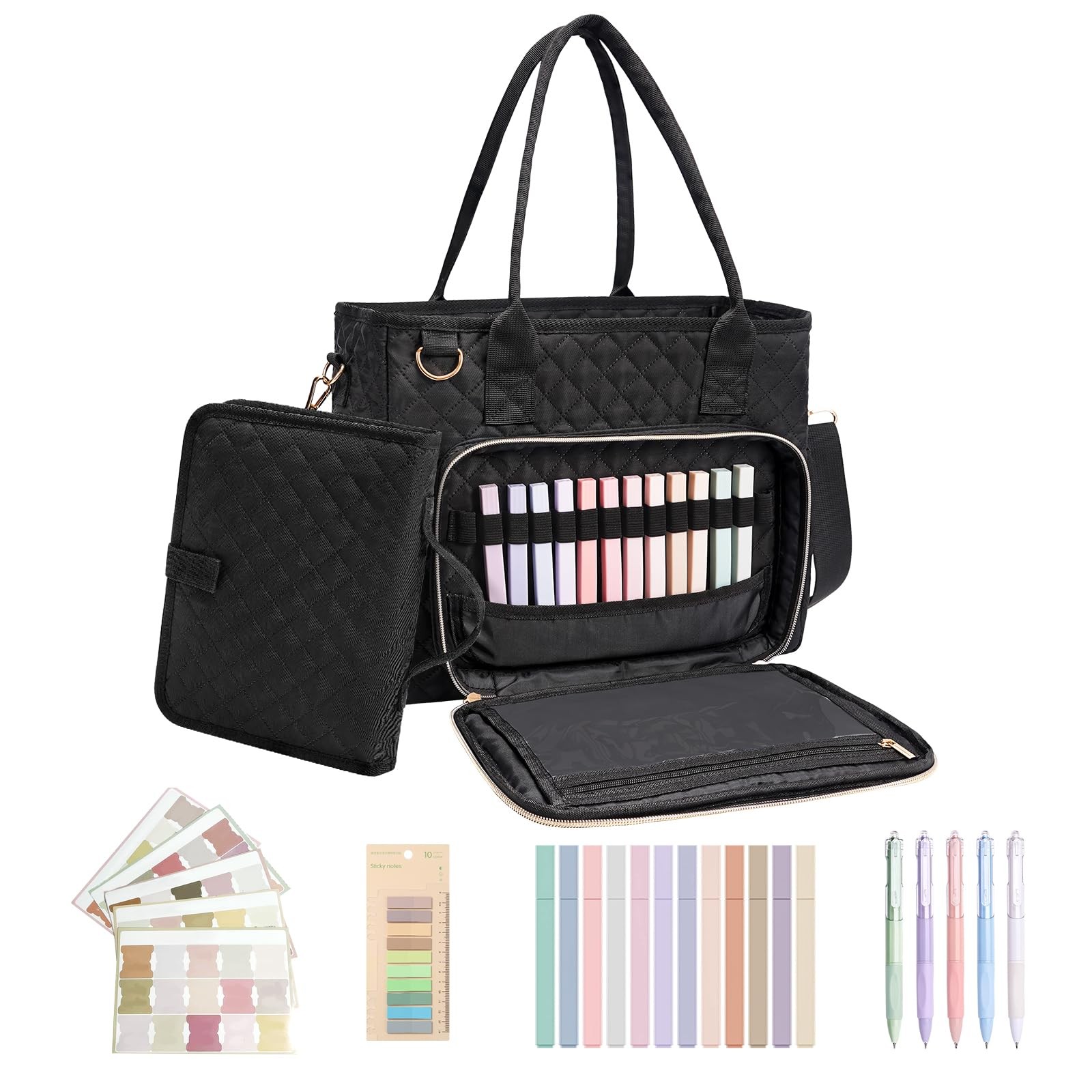 Bible Bag with Bible Cover Case,Bible Tote Bags with Shoulder Strap for Women...