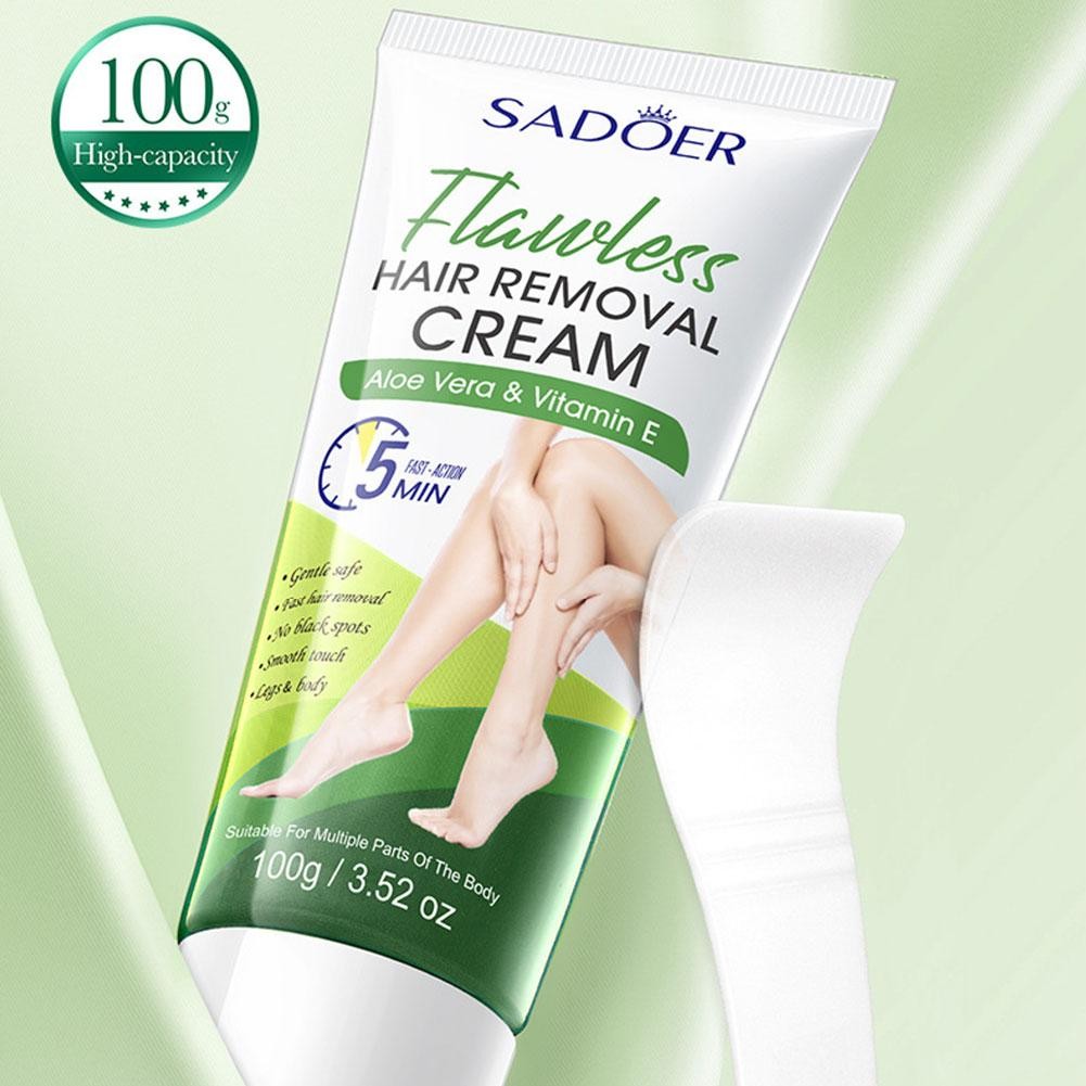 .130g Aloe VE Smooth and Flaw less Underarm Hair Removal Cream K6Y9 PLM