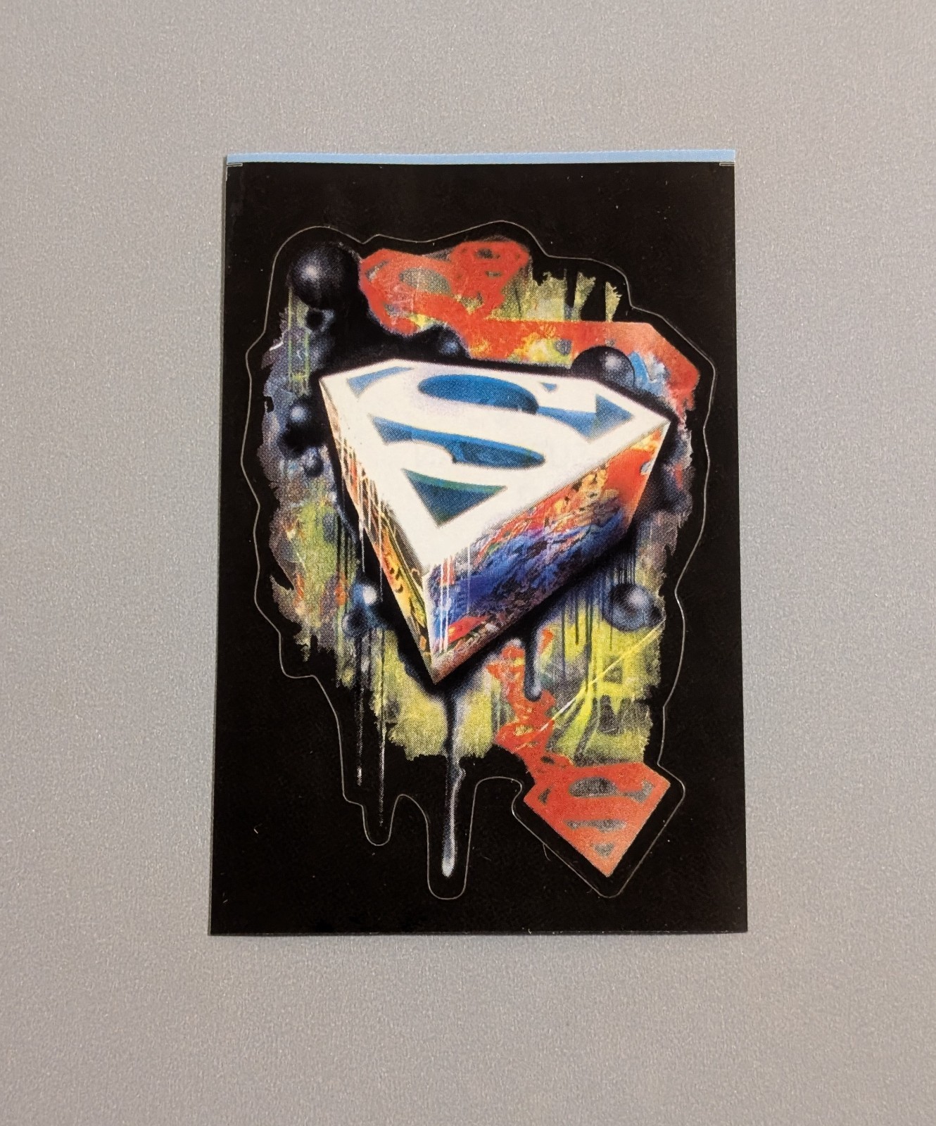 Superman Logo Vending Sticker - DC Series 3 - Comic Superhero Urban Graffiti 