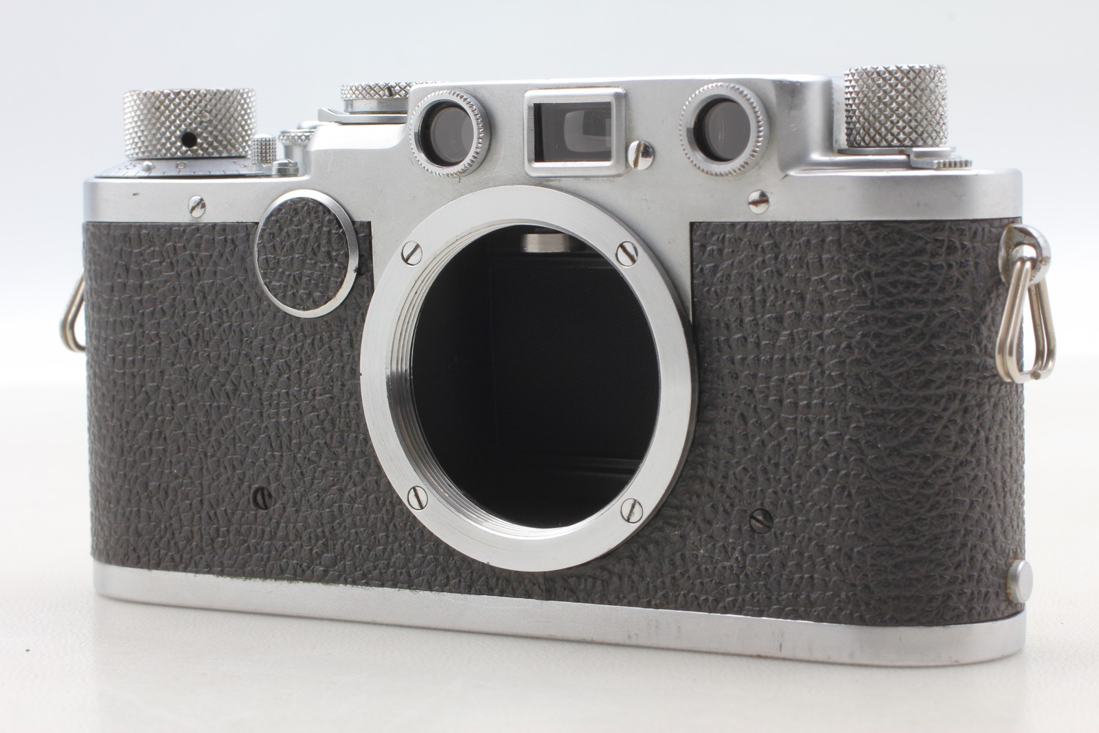 ⏯ [Near MINT] Leica IIF Leitz Black Dial Rangefinder Film Camera Body From JAPAN