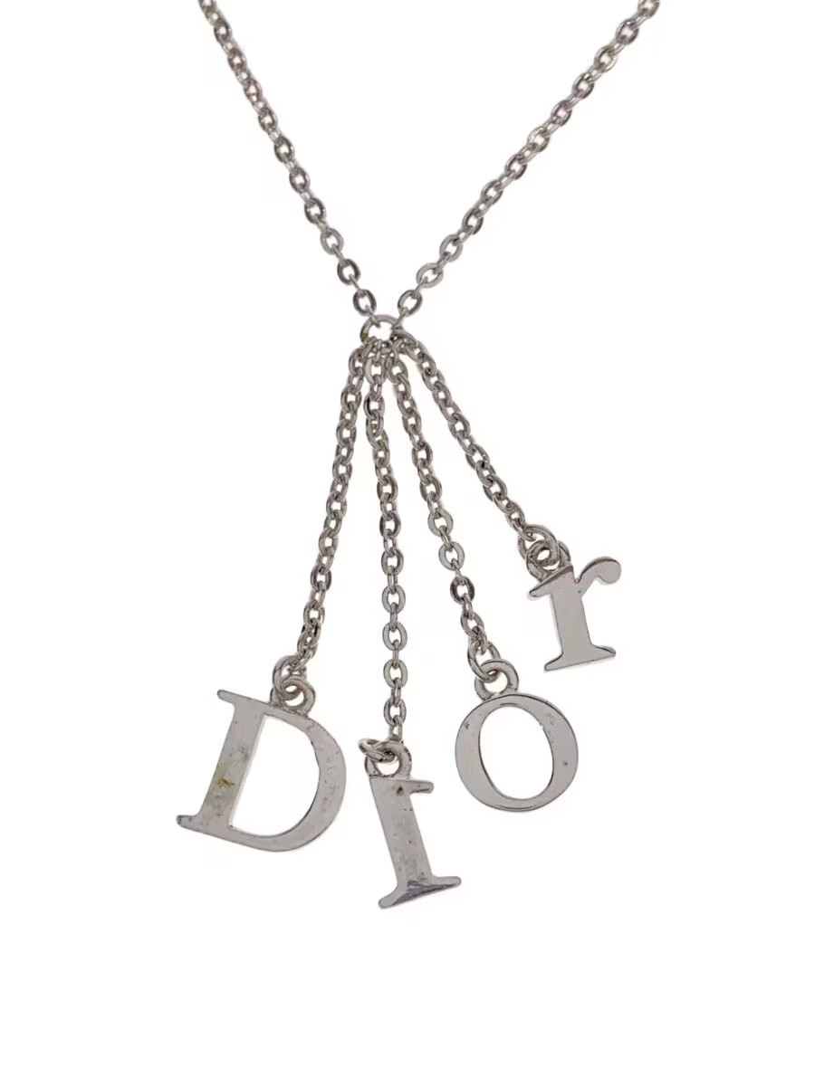 Christian Dior Necklace Slv With Top Ladies M1q20