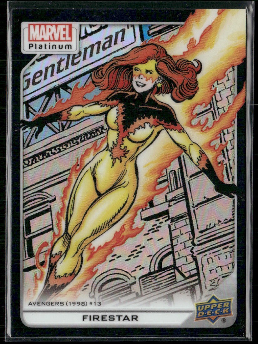 2023 Upper Deck Marvel Platinum Black Rainbow #149 - Firestar