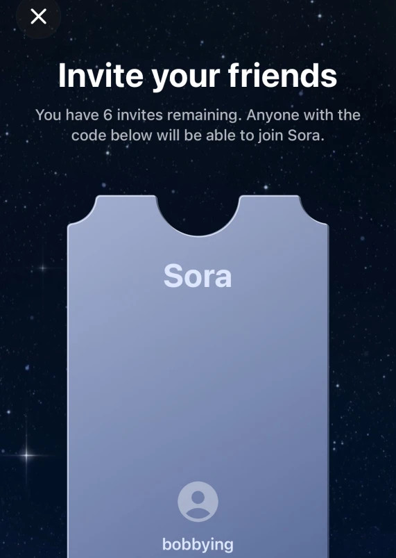 Sora 2 | Open AI Invite Code for App Access