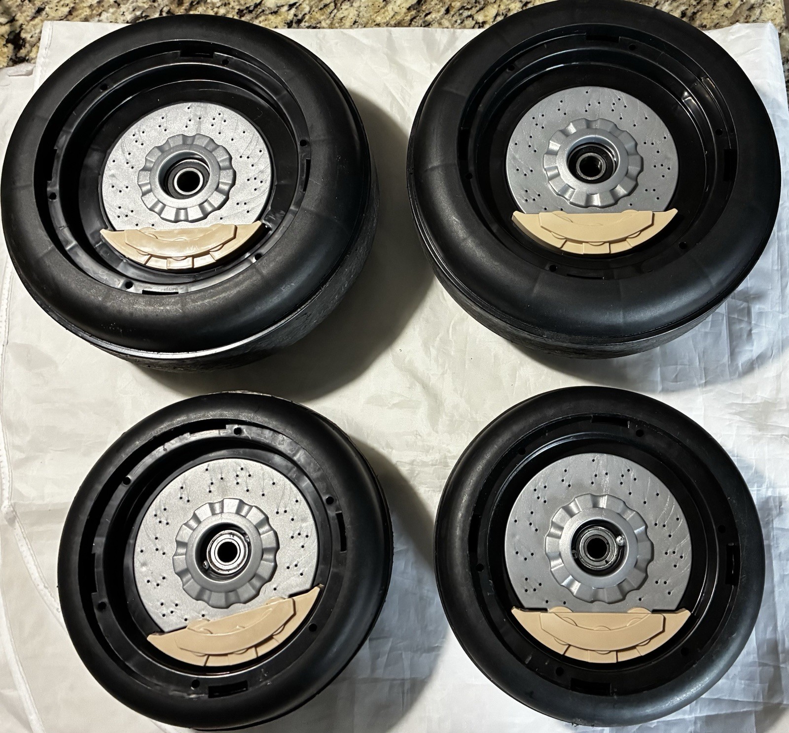 Lot of 4-Kids Electric Drifting Go Kart/Race car Replacement Wheels