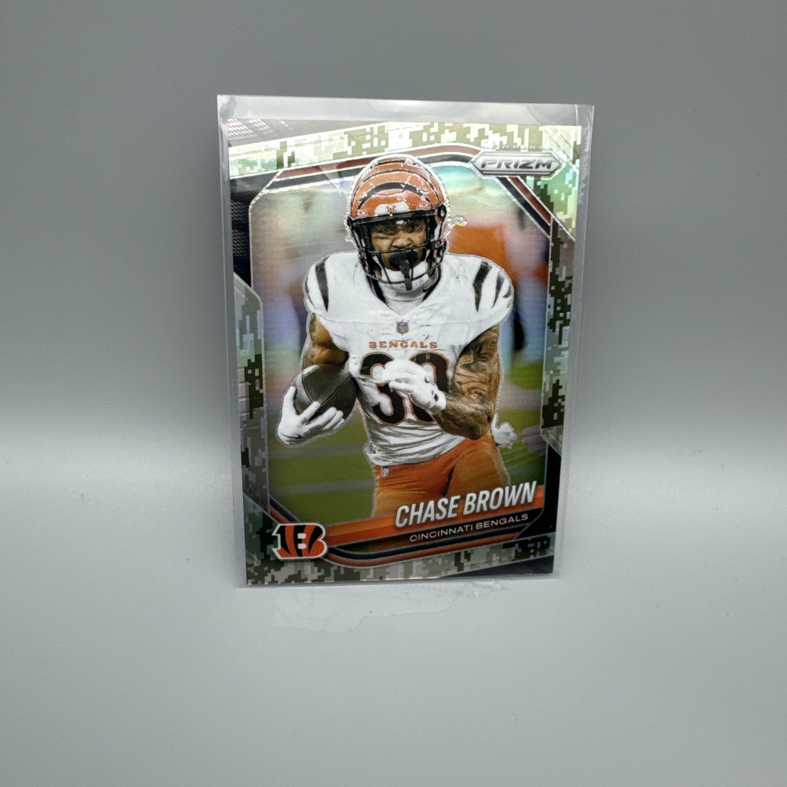 2025 PANINI PRIZM 130 CHASE BROWN FOREST CAMO /15 SSP