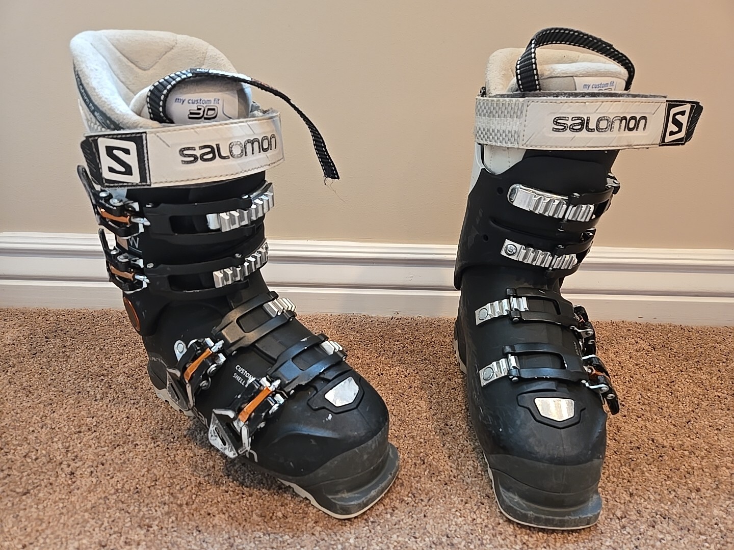 Salomon X-PRO 100 Womens Ski Boots Mondo 23/23.5, 276 Mm Shell