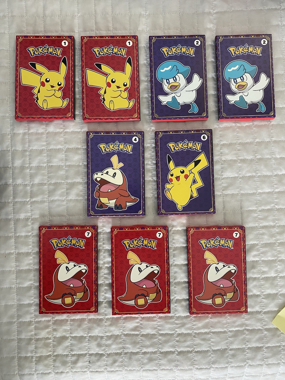 MINT McDonalds POKEMON TCG Packs 2023 Set of 9 BRAND NEW Unopened Happy Meal Toy