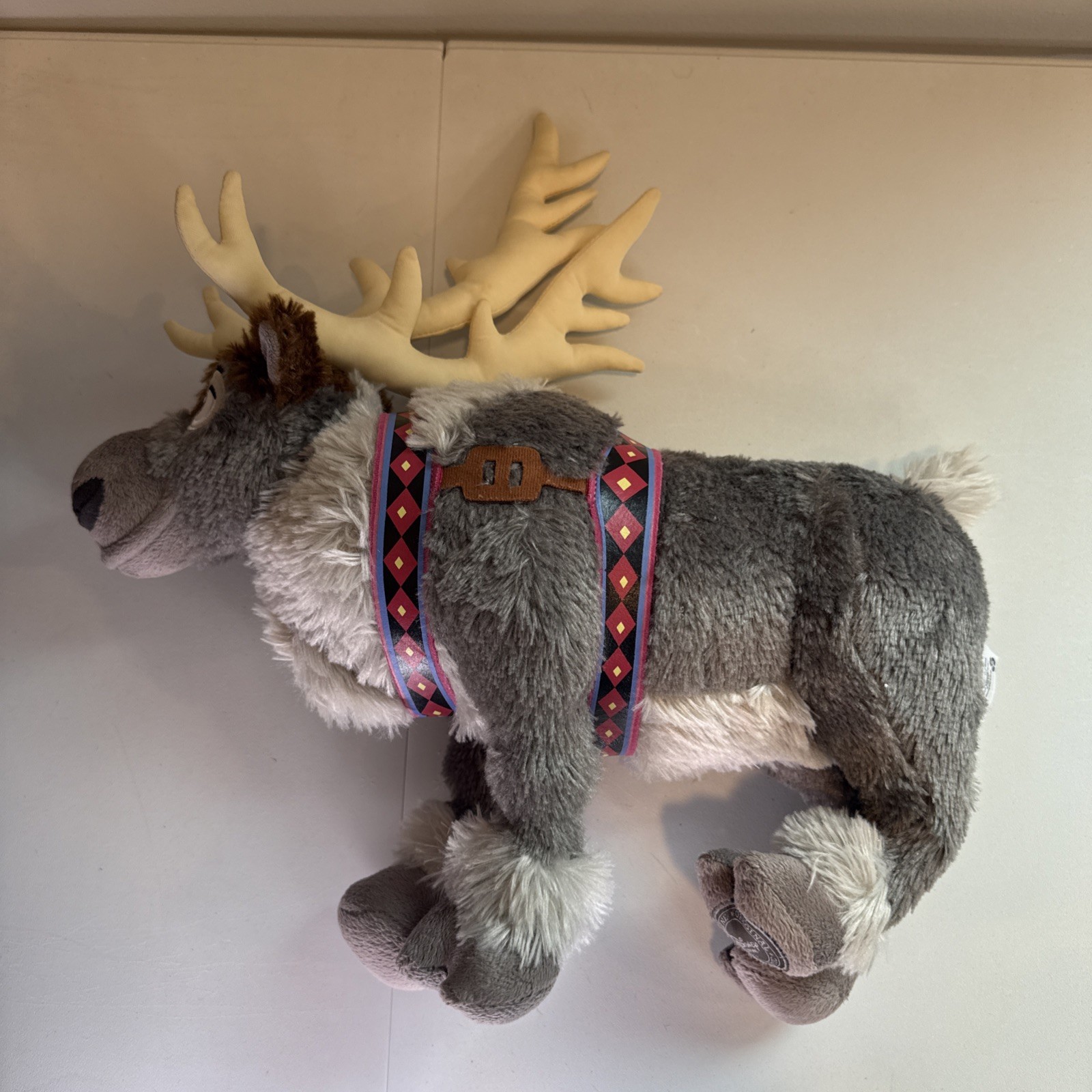 Disney Frozen Sven Reindeer Plush Stuffed Toy Animal Jumbo 16" Large Big 