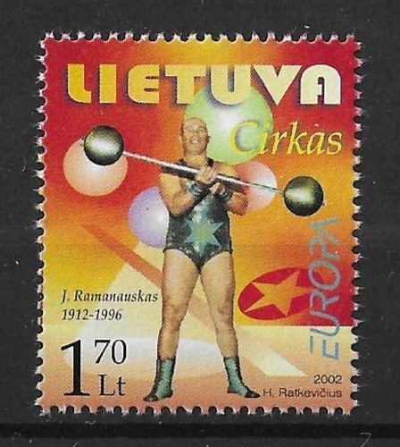 2002 - LITHUANIA - EUROPE CEPT - THE CIRCUS - 1 VALUE NEW MNH MF111062