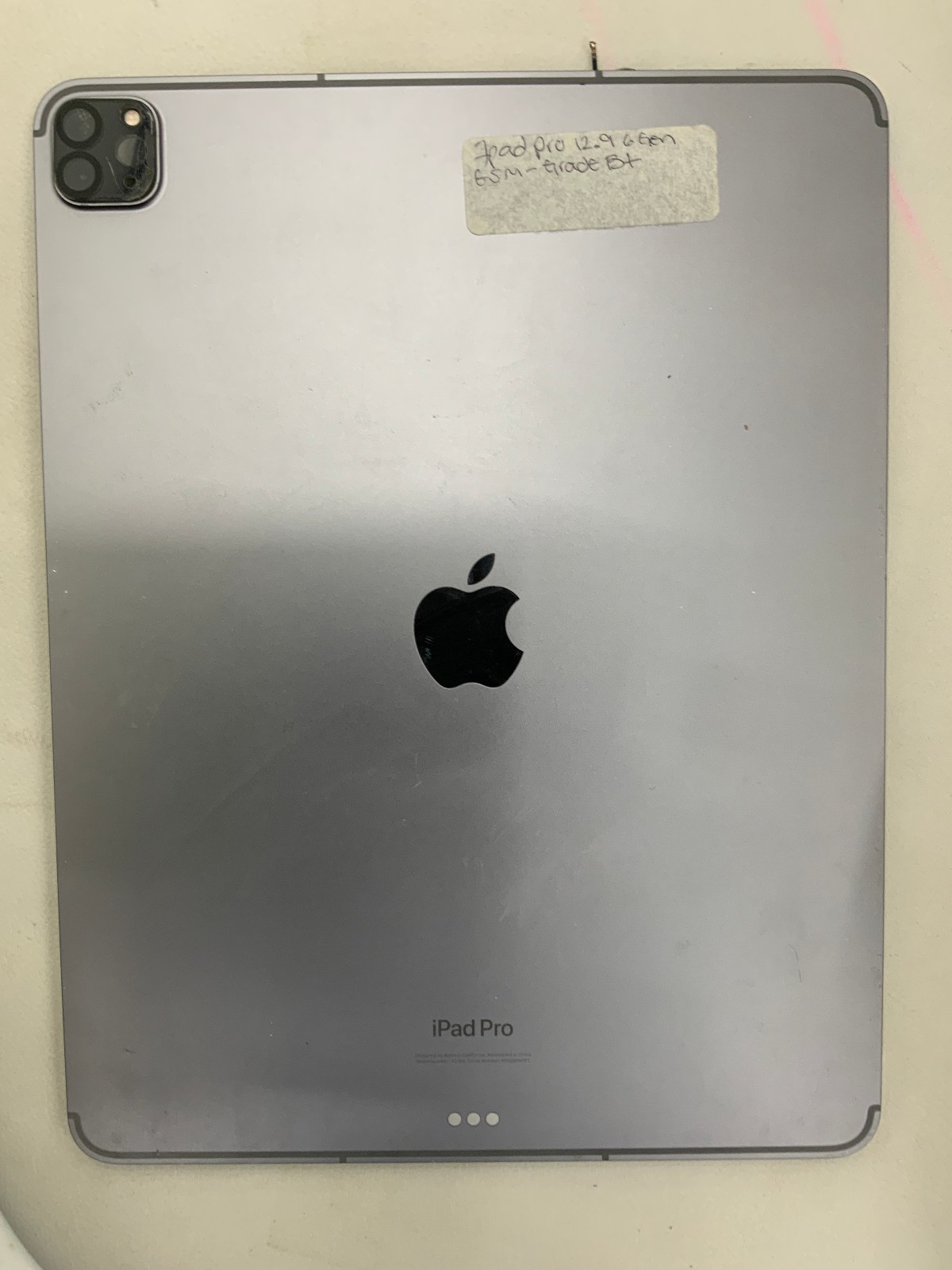 iPad PRO 12.9 6th Gen A2436 Gray Wifi Genuine Housing/Frame GRADE B