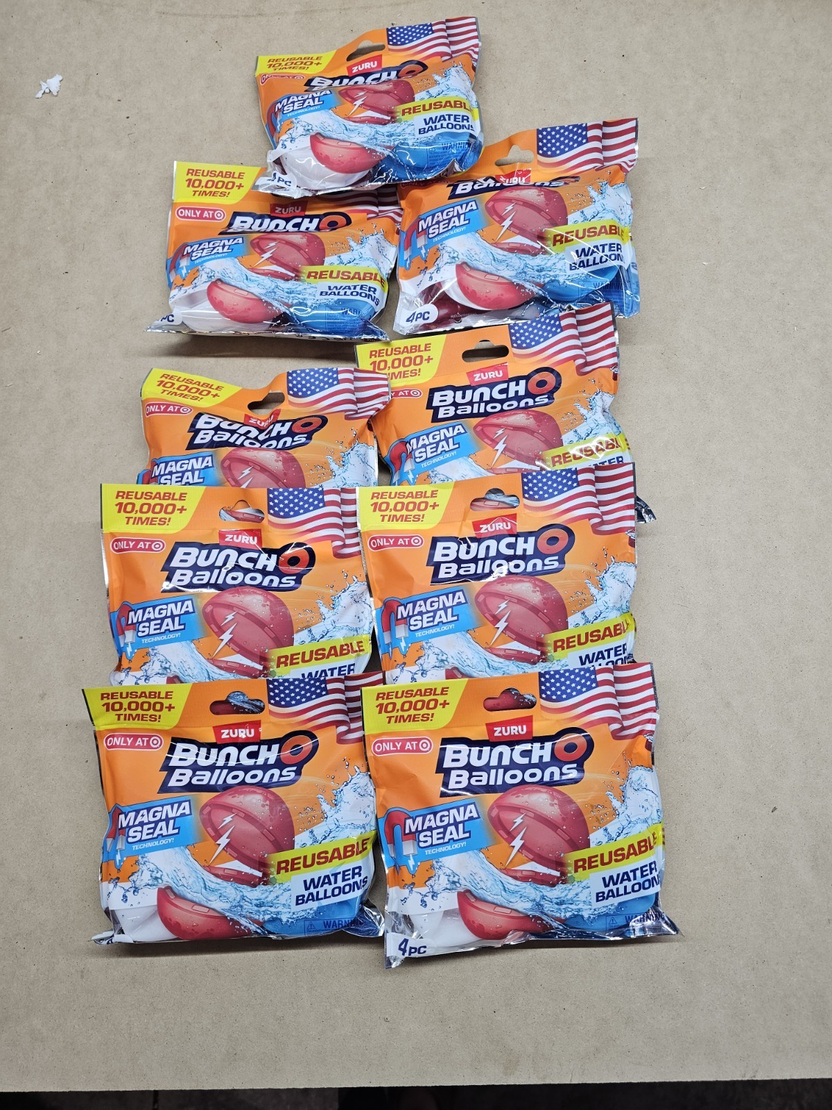 NEW Bunch O Balloons Reusable Water Balloons 9-4PACKS 36 TOTAL