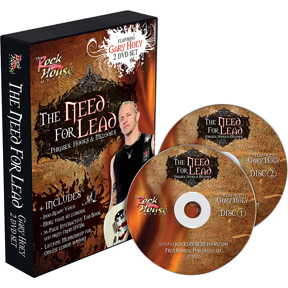 Hal Leonard Gary Hoey: The Need For Lead Phrases, Hooks &  Melodies DVD