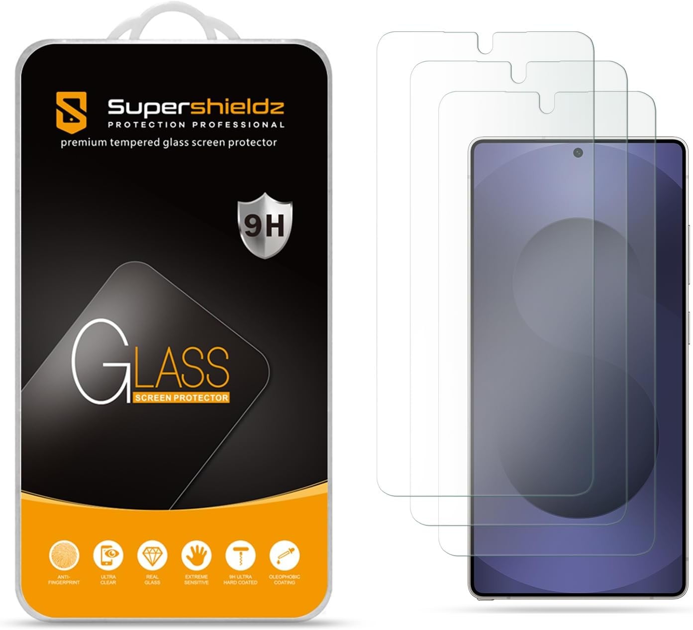 3 Pack Designed For Samsung Galaxy S26 Ultra Tempered Glass Screen Protector & A
