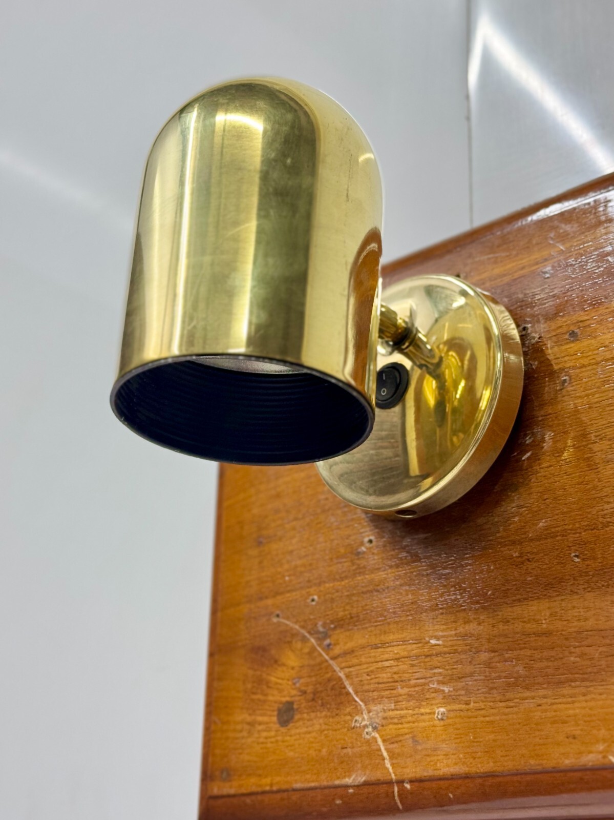 Vintage Brass Ship Sconce Lights Marine Wall Fixtures Original Artefacts