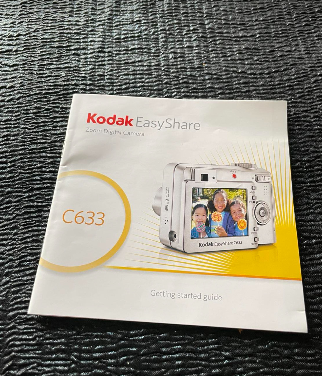 Manual Guide ONLY Kodak Easy Share Zoom Digital Camera C633 English French