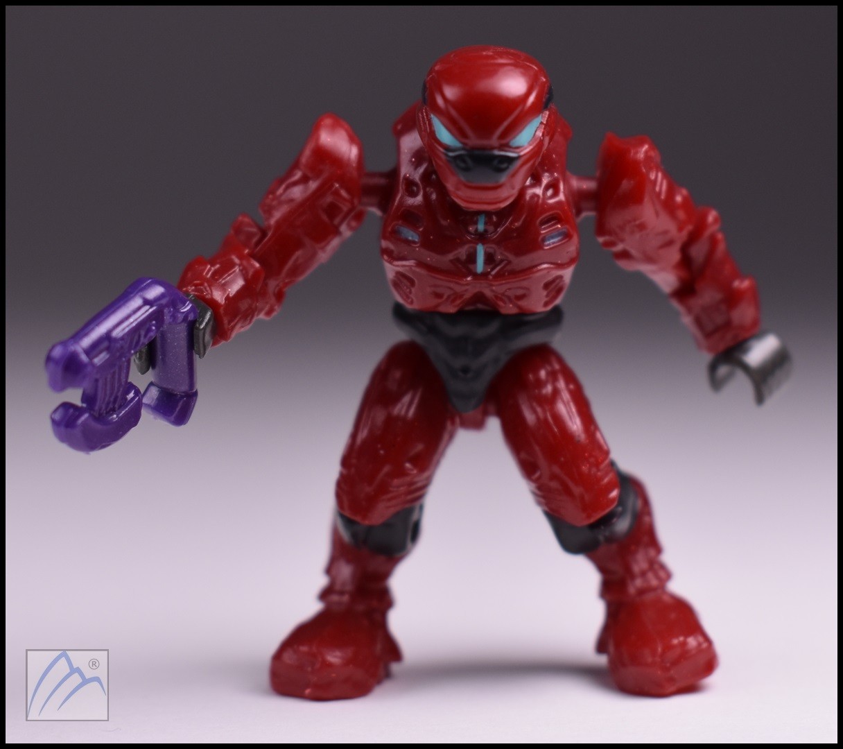 HALO MEGA BLOKS CRIMSON RED COVENANT ELITE PILOT MINI FIGURE MAF SERIES 4