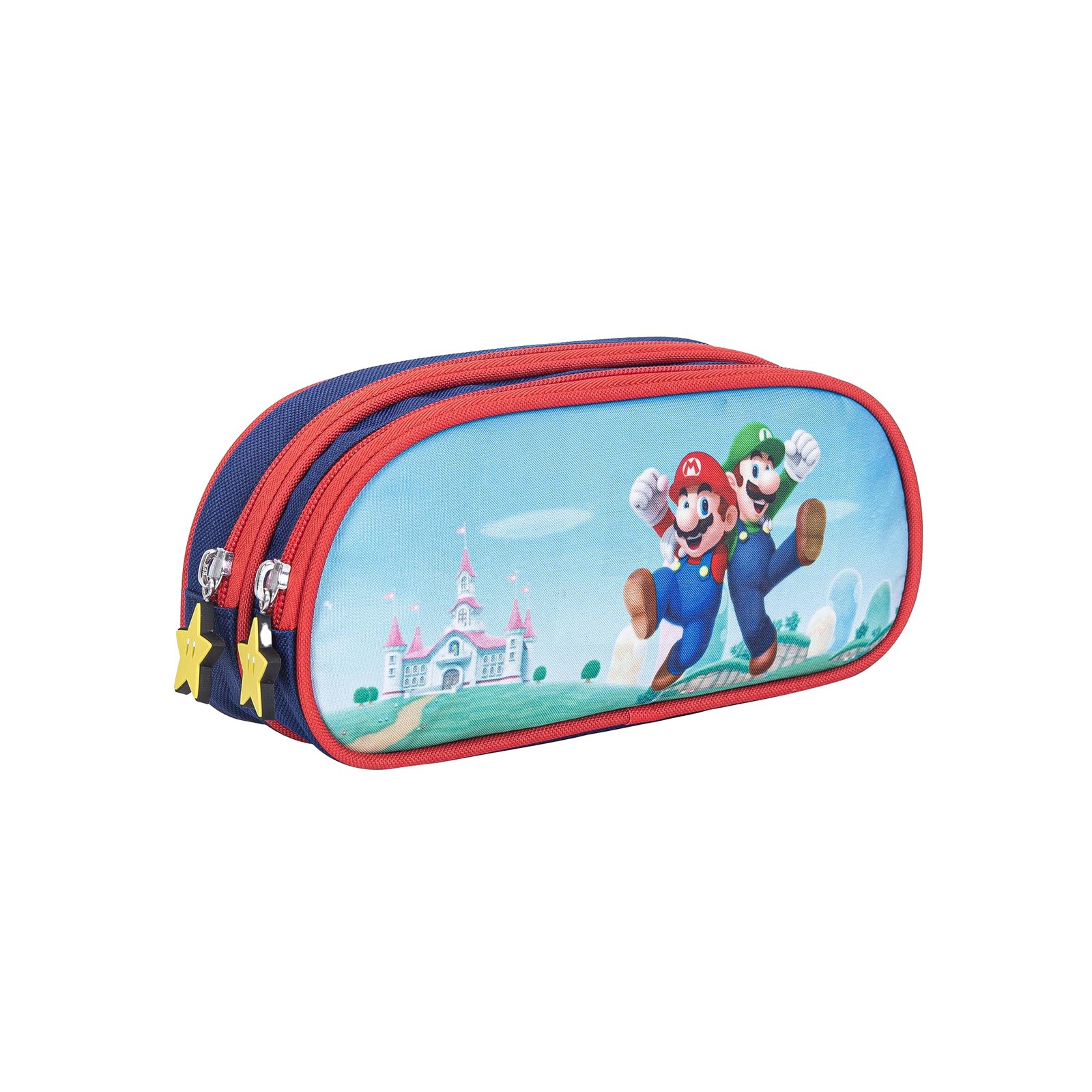 TOYBAGS Super Mario School Pencil Case - Zipper Closure - Fully Lined and Custom