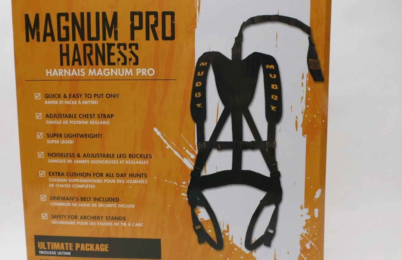 Muddy Outdoors Magnum Pro Safety Harness MSH110 Treestand Hunting /Lineman Belt