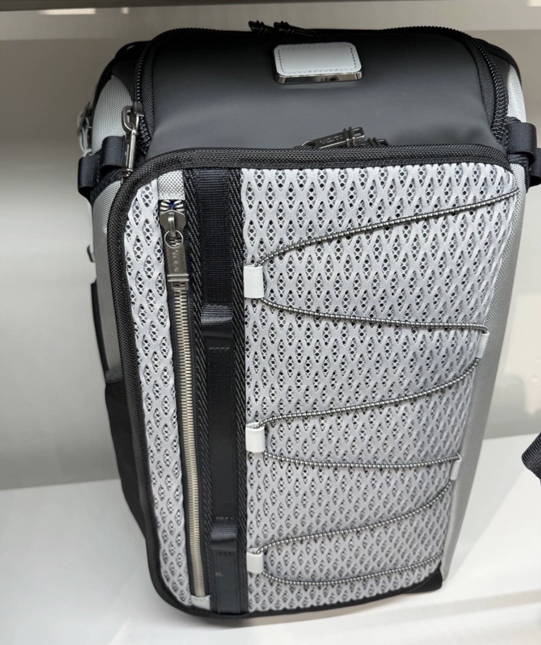 NEW Tumi ALPHA BRAVO DETRICK Nylon Polyester 19.0” Laptop Backpack - PEARL GRAY