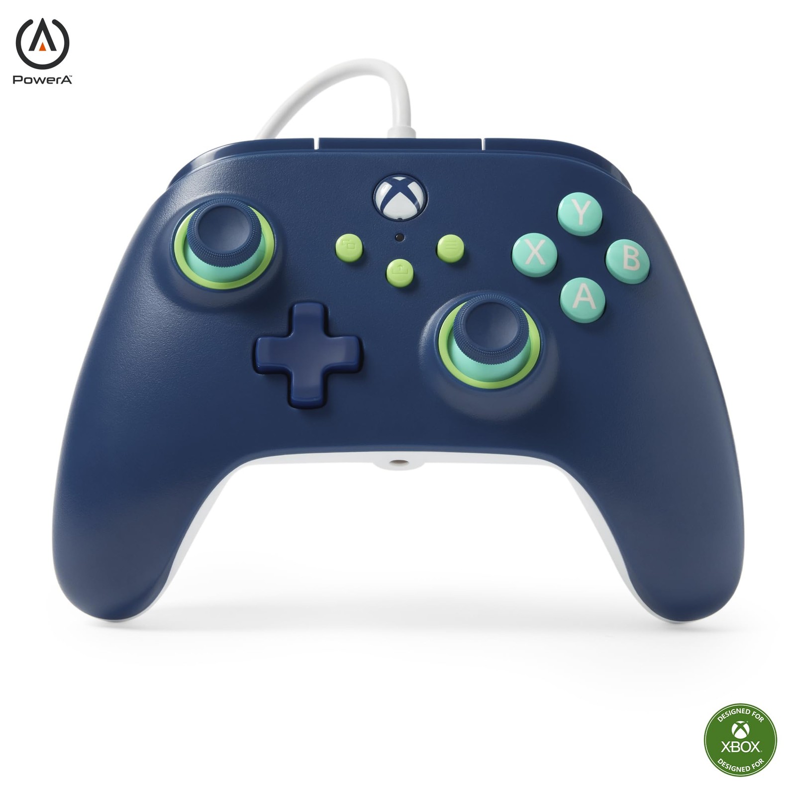 PowerA Wired Controller for Xbox Series X|S - Mariner Blue, Marine Blue 